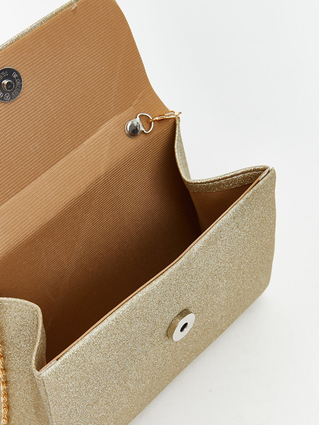 Sarı Deri Görünümlü Kadın Omuz Çantası-3