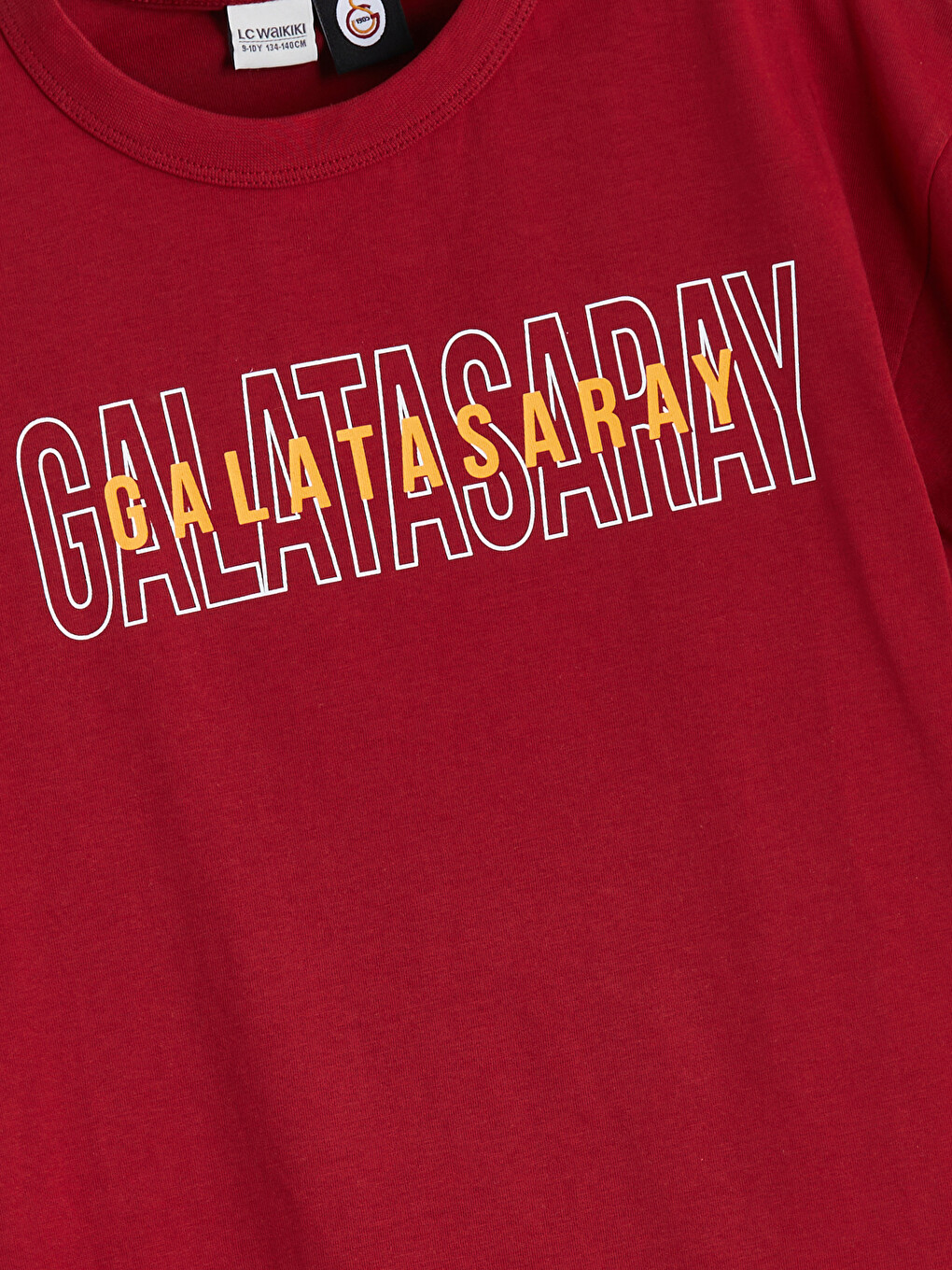 Kırmızı Galatasaray Baskılı Erkek Çocuk Tişört-2