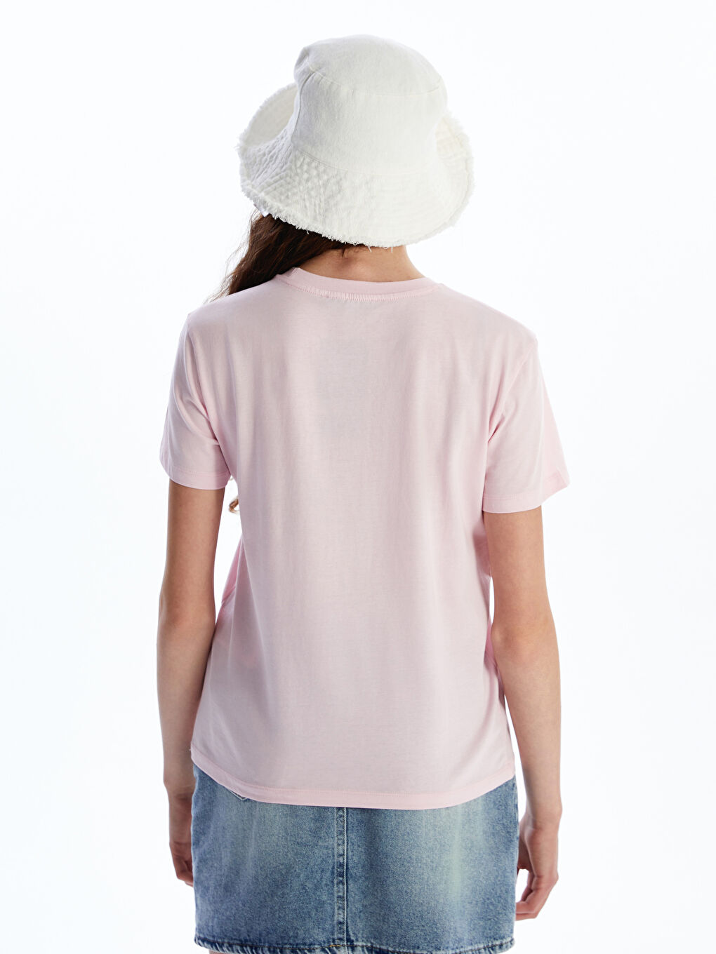 Crew Neck California Printed Women's T-Shirt -S5RG54Z8-Z1C