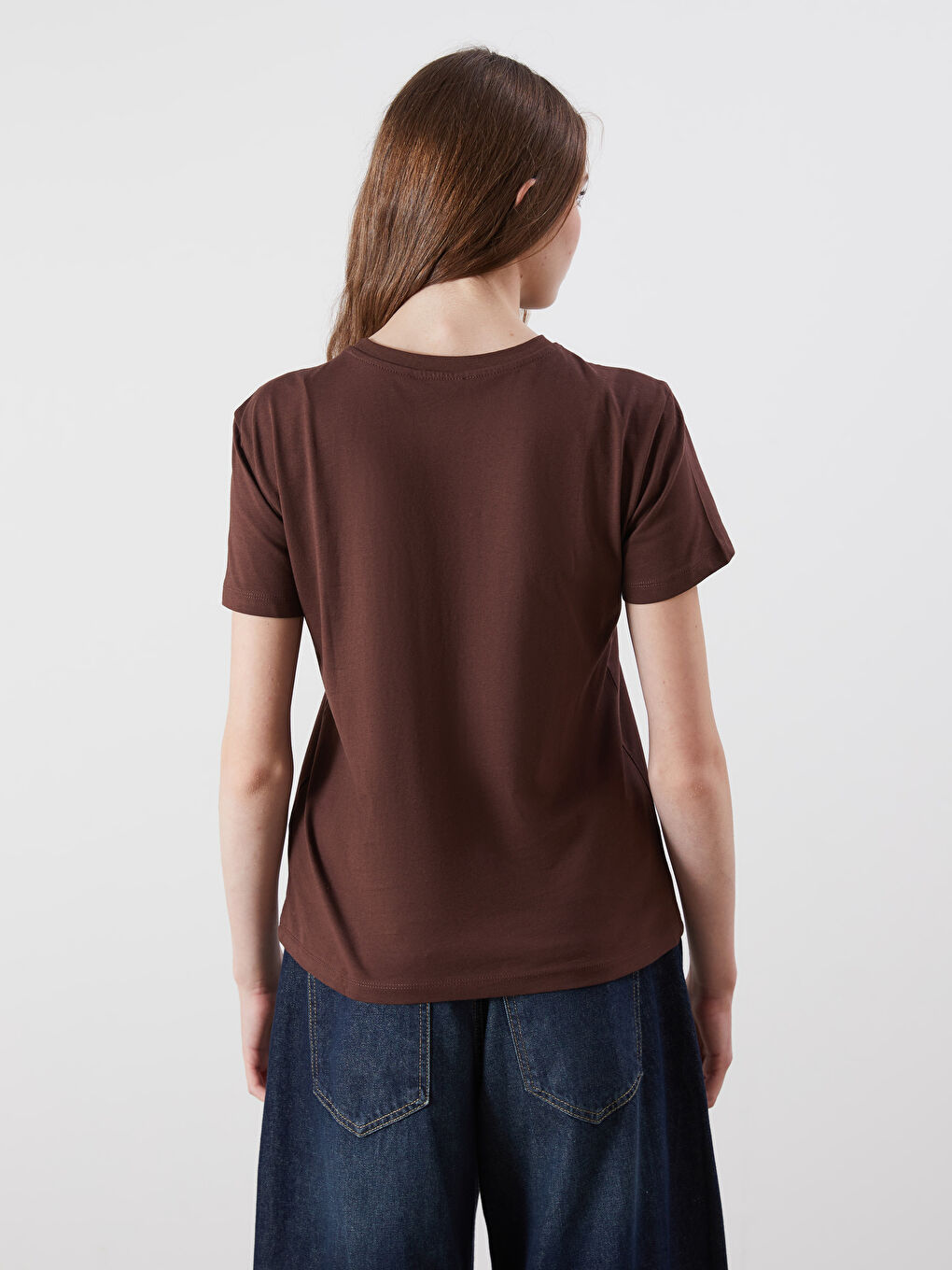 XSIDE Crew Neck Chicago Printed Women's T-Shirt -S5RG57Z8-ZTU