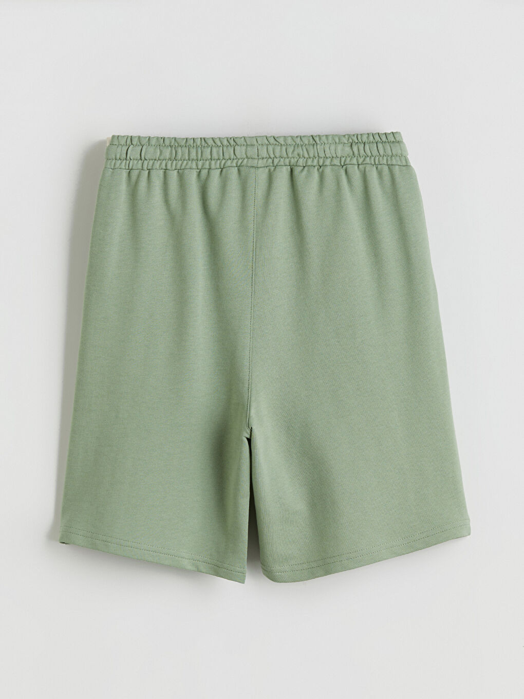 Yeşil Bisiklet Yaka Erkek Çocuk Tişört ve Şort-6