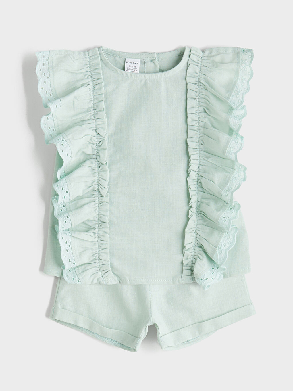 LCW baby Baby Girl TURQUOISE Set -S5RG70Z1-FRZ
