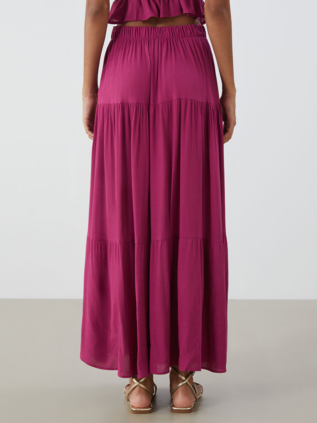 Elasticated Waist Pleated Skirt -S5RG73Z8-DTZ