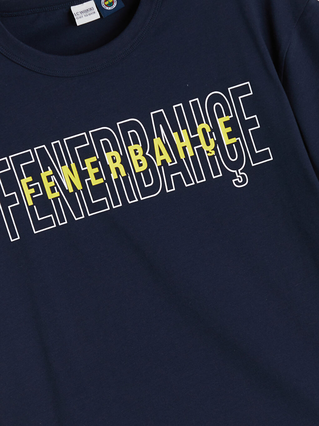 LC WAIKIKI Crew Neck Fenerbahçe Printed Boys' T-Shirt and Shorts -S5RG84Z4-YGH