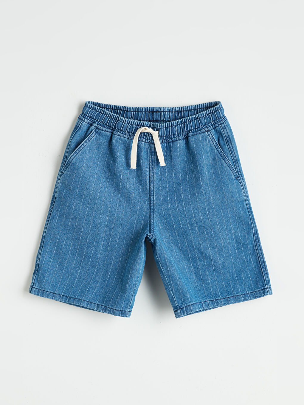 Boys' Elastic Waist Denim Shorts -S5RH26Z4-507