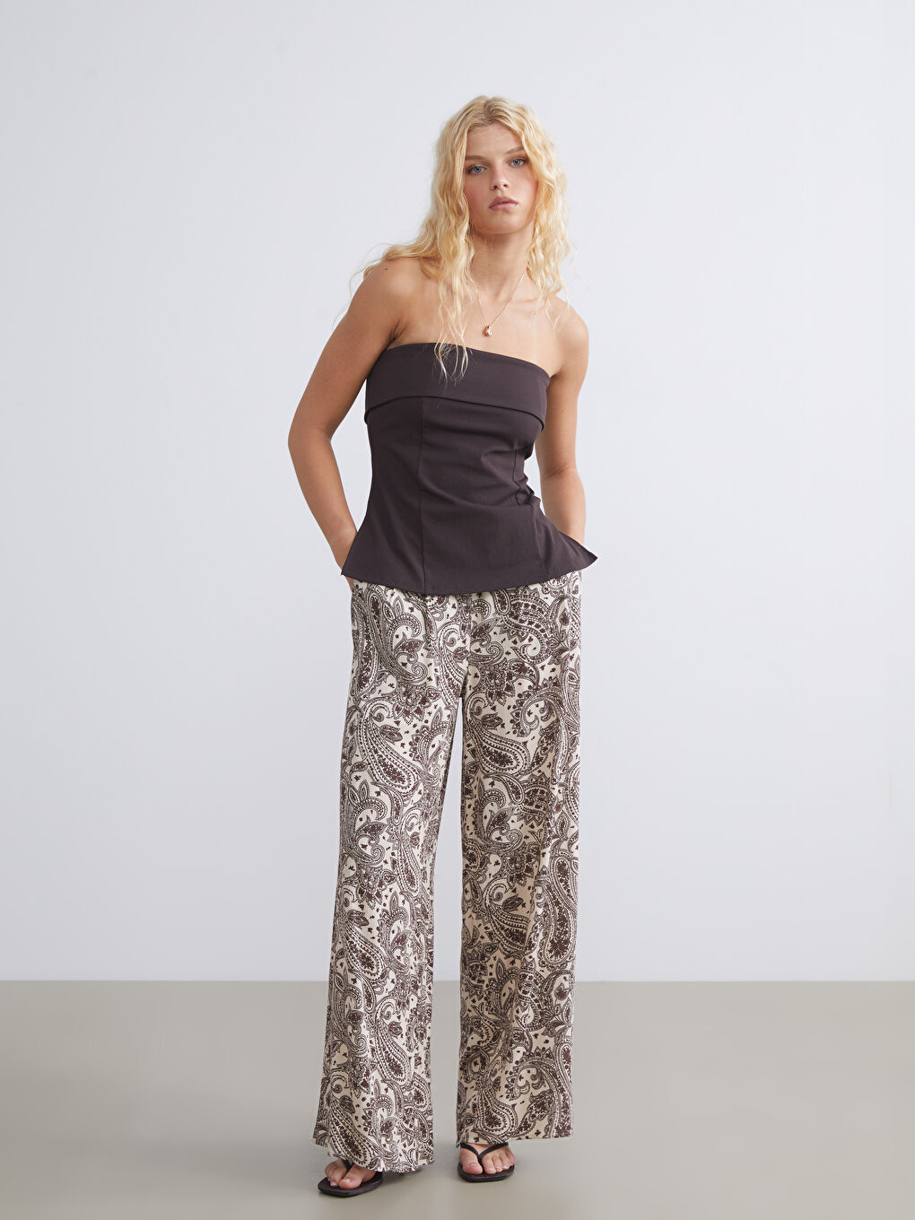 XSIDE Woman BROWN Trousers -S5RH28Z8-LQY
