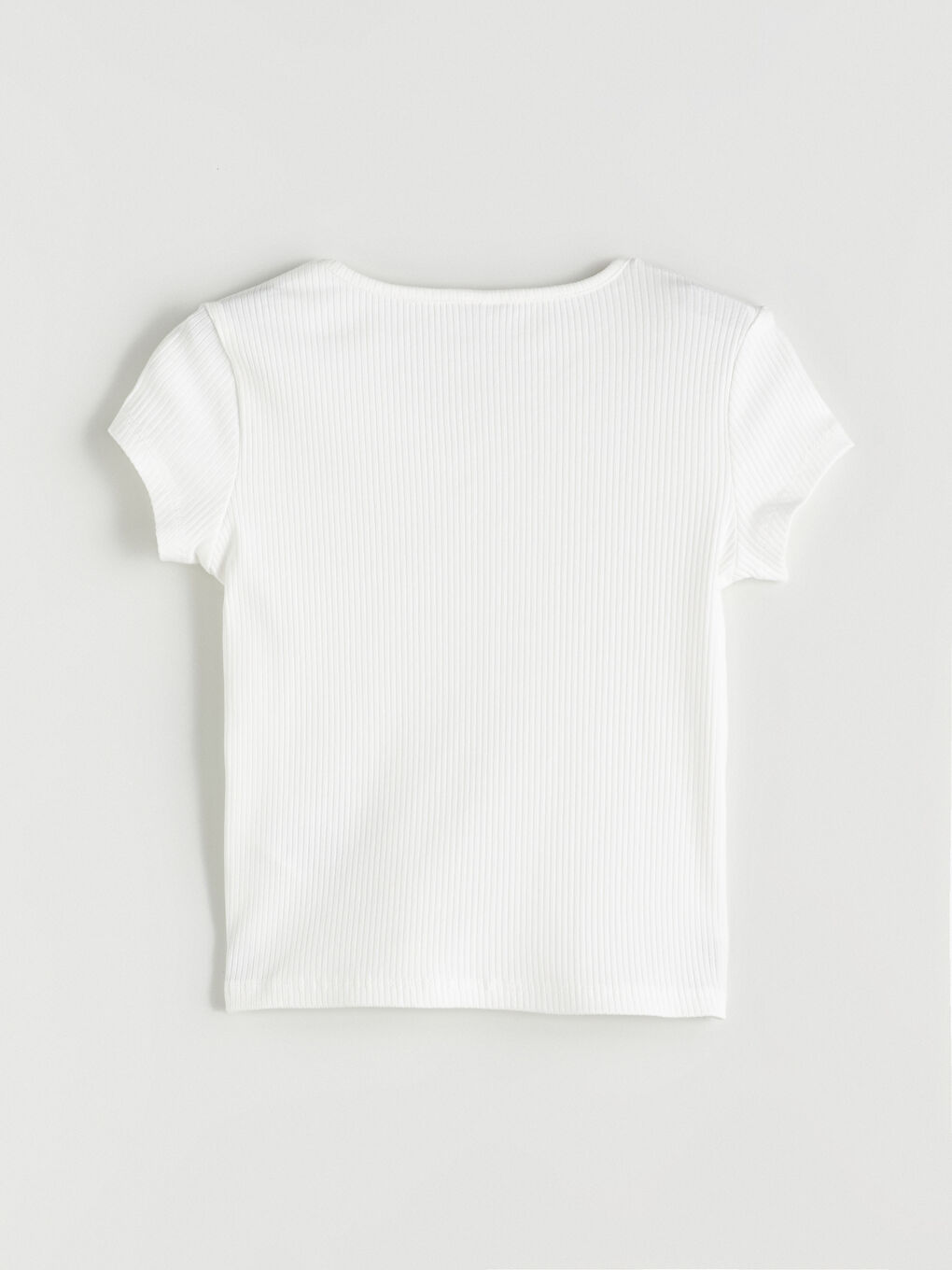 Girl ECRU T-Shirt -S5RH31Z4-R9J
