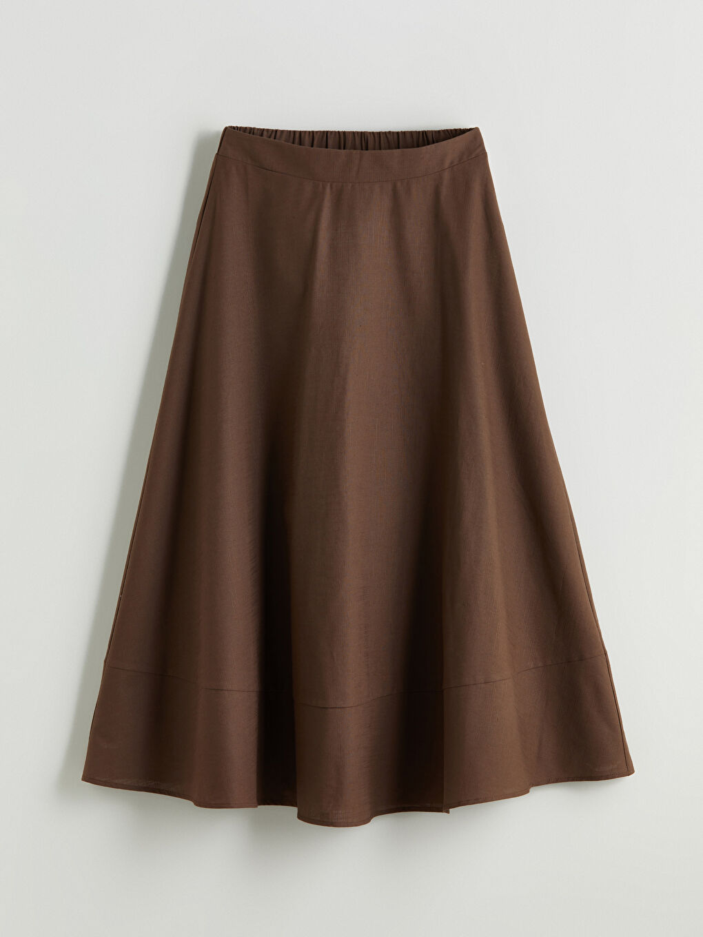 Elastic Waist Flared Skirt -S5RH38Z8-R3C