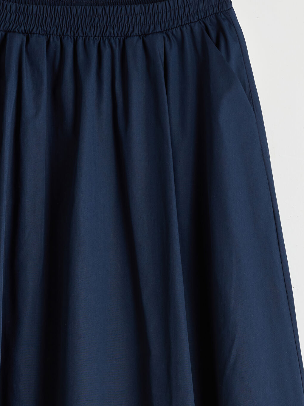 Elasticated Waist Poplin Skirt -S5RH50Z8-CRP