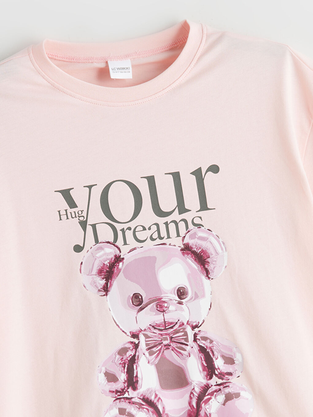 Crew Neck Girls' Shortie Pyjama Set -S5RH71Z4-FZE
