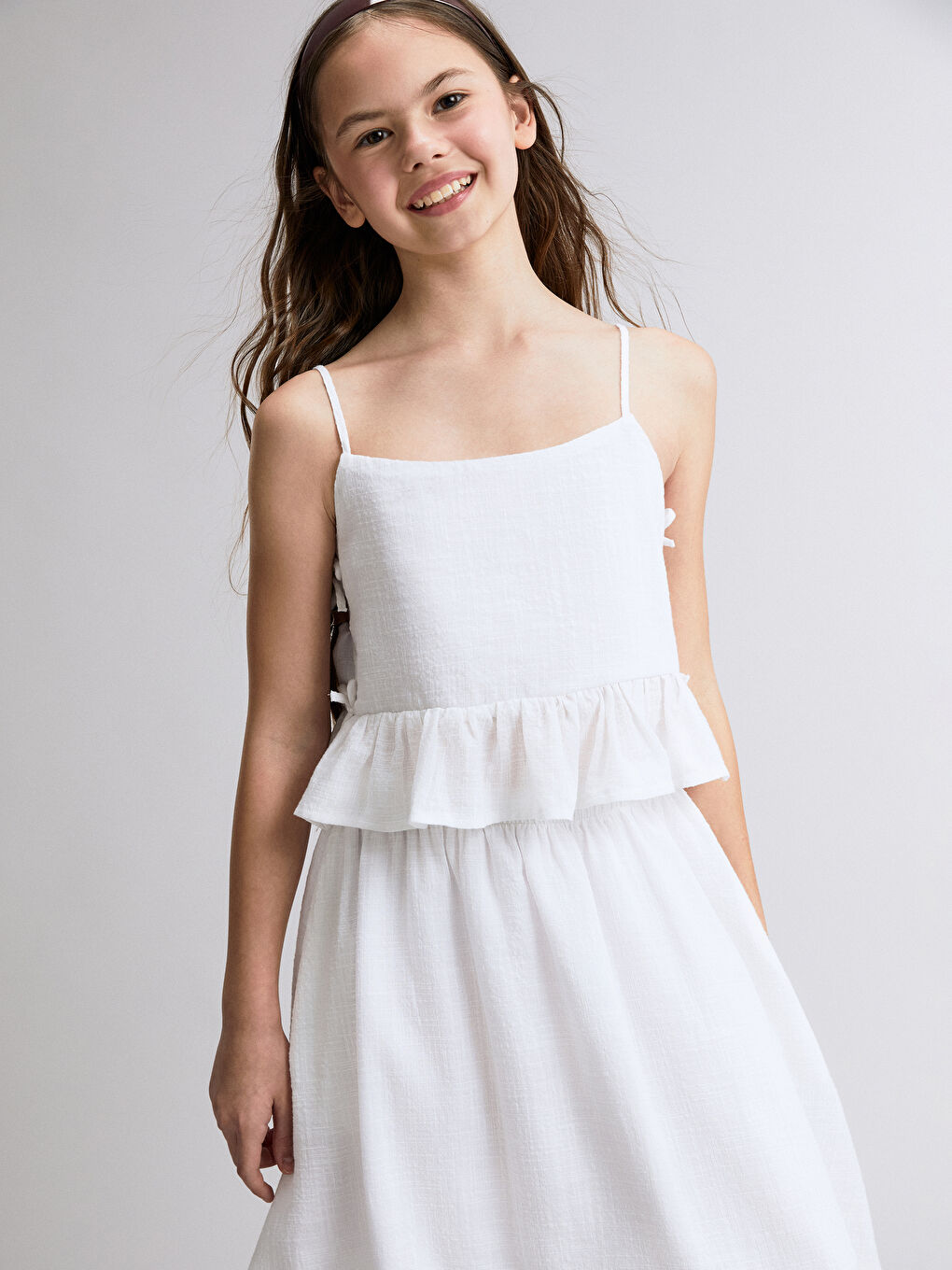 LCW Kids Girl WHITE Blouse -S5RH79Z4-Q6K