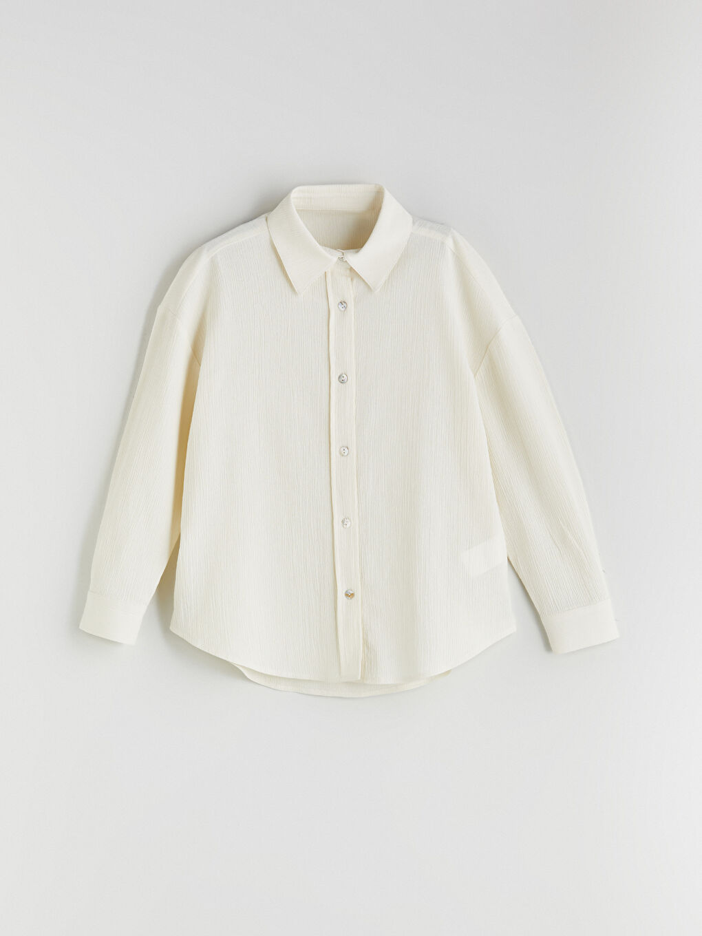 Long Sleeve Girls' Shirt -S5RH81Z4-14N
