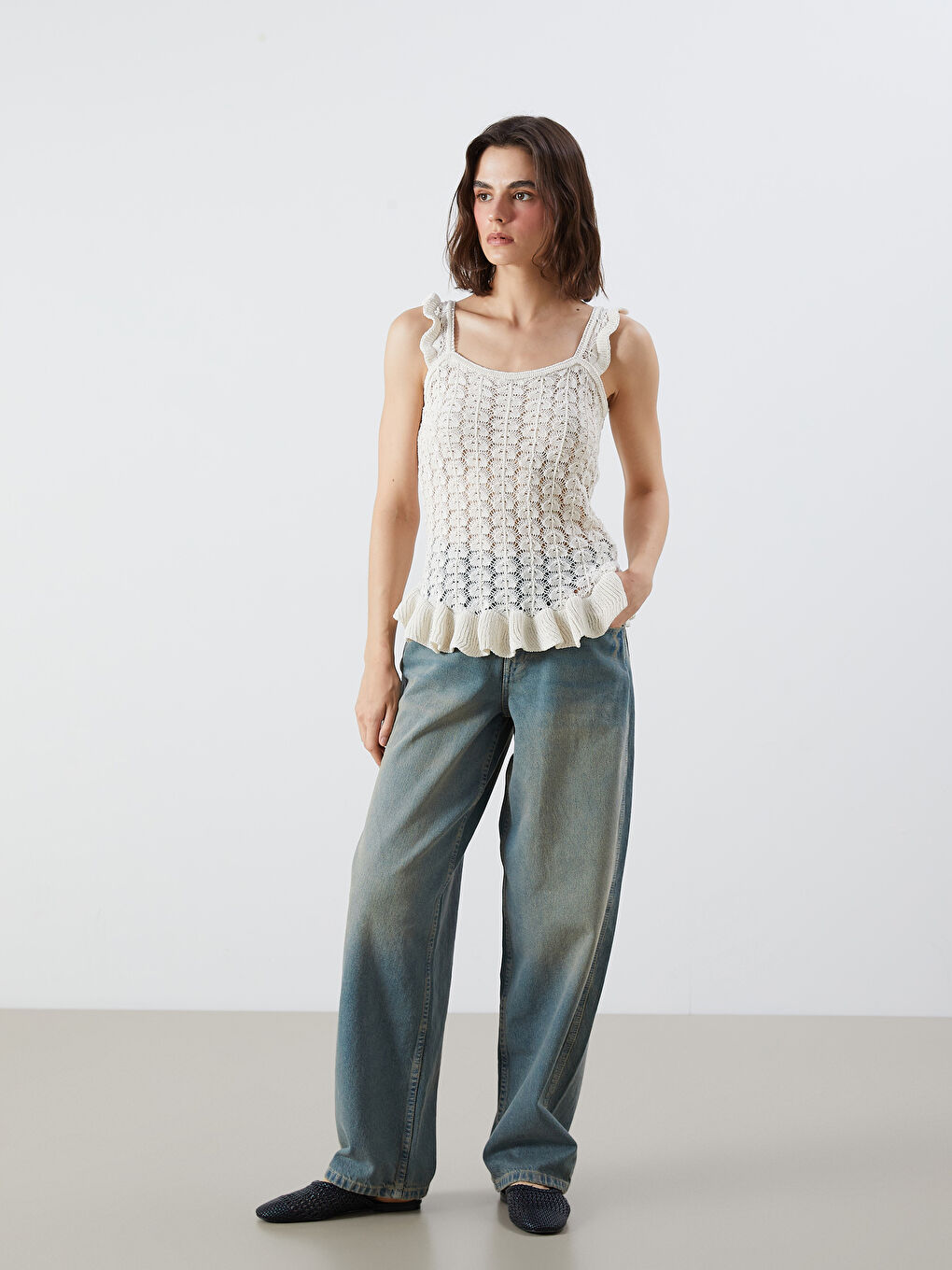 LCW Vision Woman ECRU Blouse -S5RH89Z8-FDL