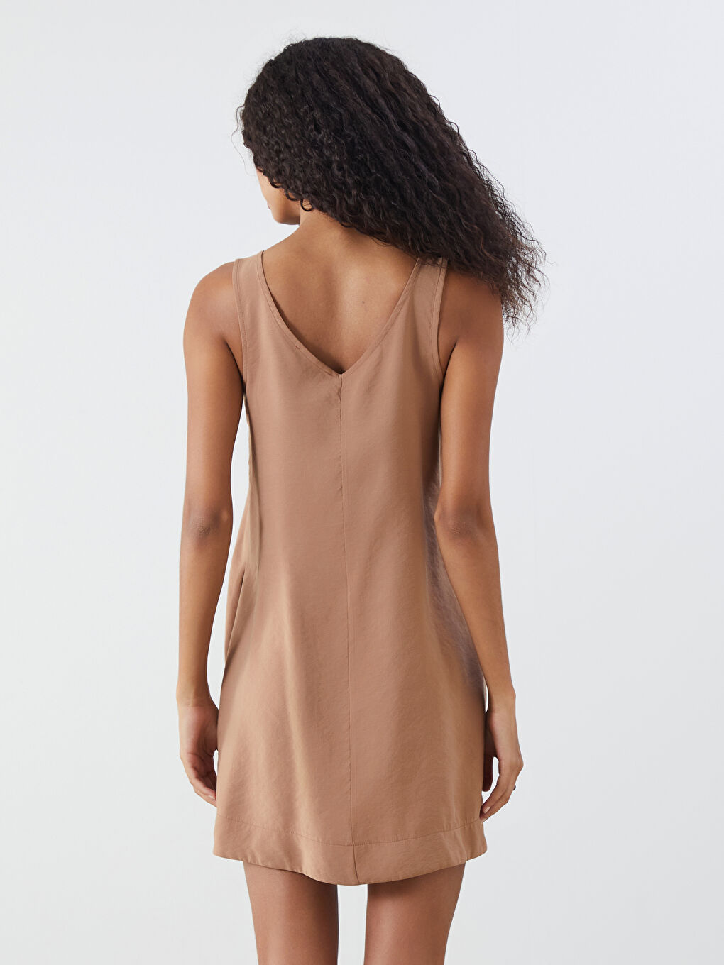 V-Neck Modal Blend Dress -S5RI04Z8-PS7