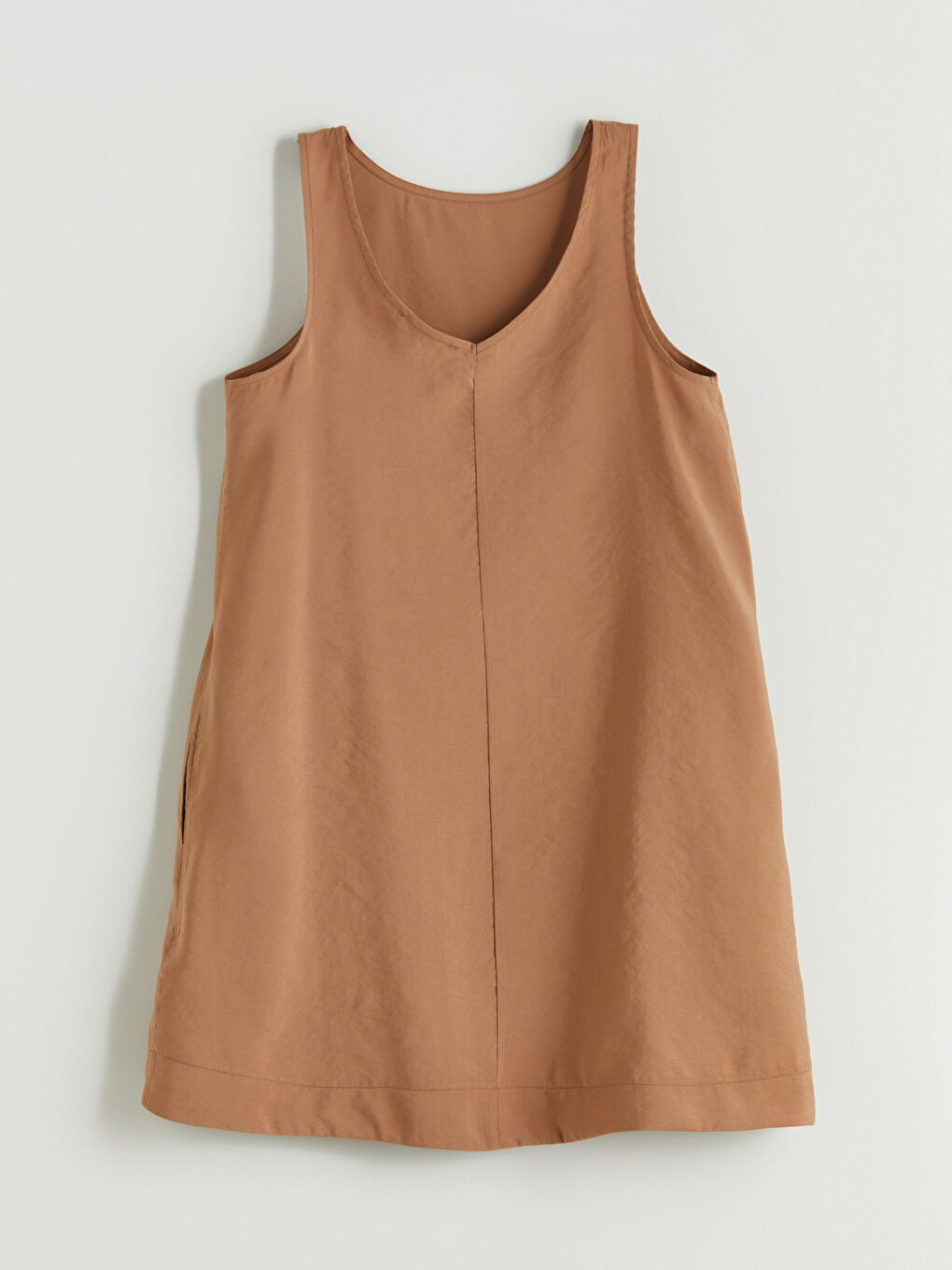 V-Neck Modal Blend Dress -S5RI04Z8-PS7