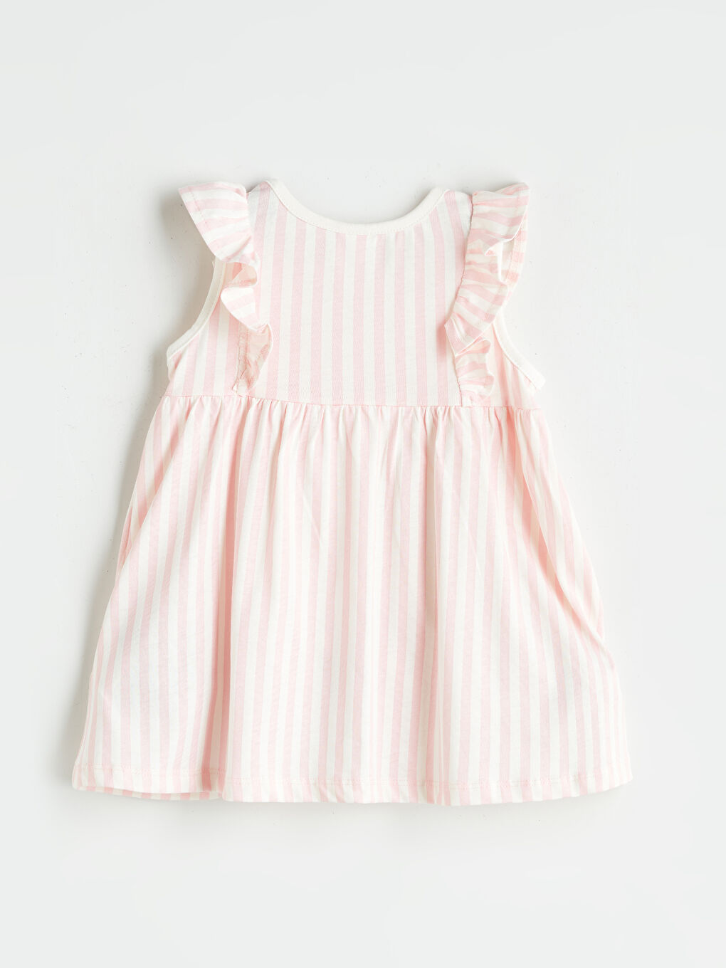 Crew Neck Striped Baby Girls' Dress -S5RI05Z1-LRA