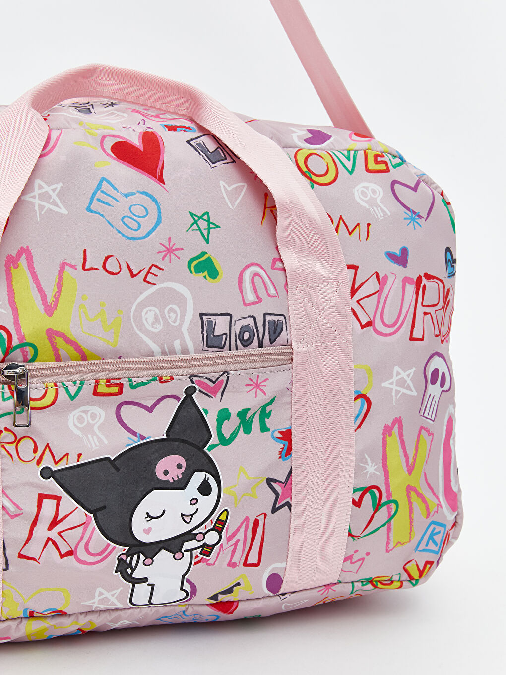 Karışık Kuromi Baskılı Kız Çocuk Omuz Çantası-2