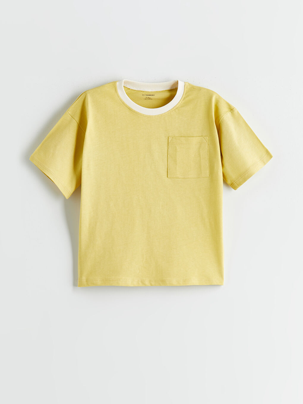 Yeşil Bisiklet Yaka Basic Erkek Çocuk Tişört