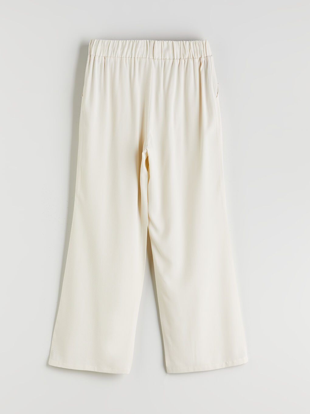 LCWAIKIKI Classic Elastic Waist Wide Leg Women's Trousers -S5RI20Z8-ZK9