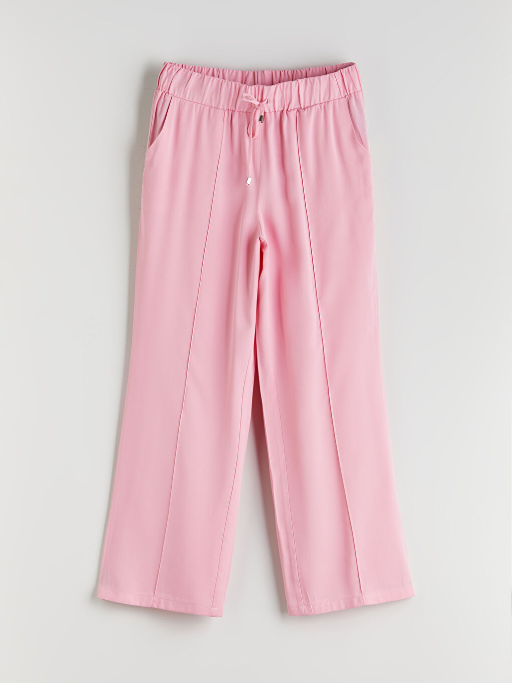 LCWAIKIKI Classic Elastic Waist Wide Leg Women's Trousers -S5RI20Z8-ZN6