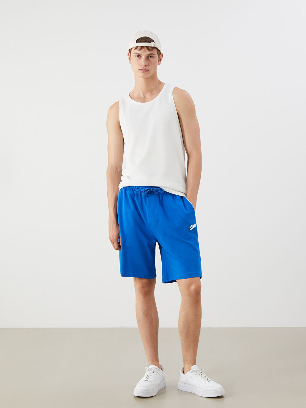 XSIDE Regular Fit Pique Men's Shorts -S5RI30Z8-HMM