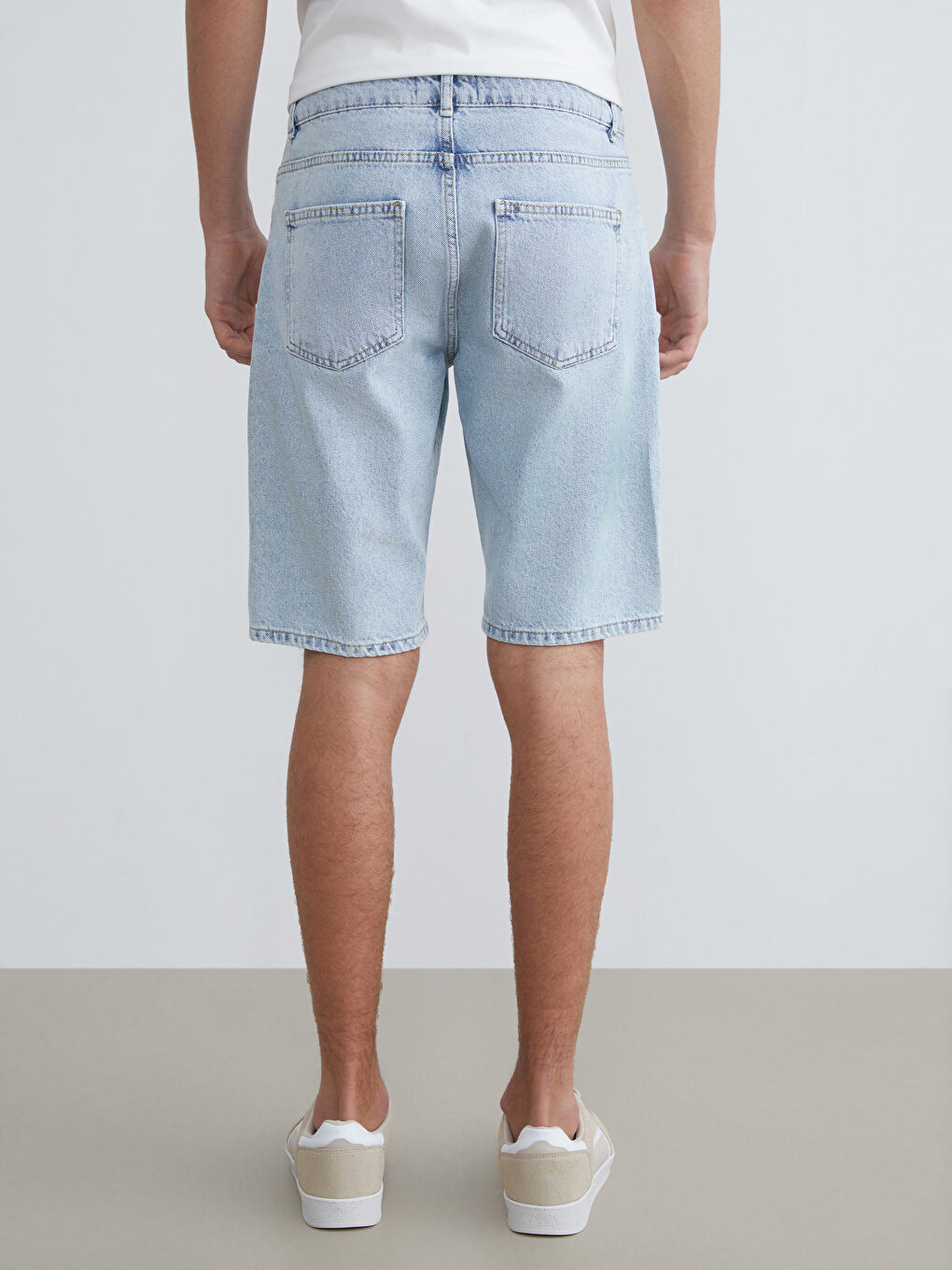 LCW Jeans شورت جينز رجالي بقصة عادية -S5RI32Z8-311