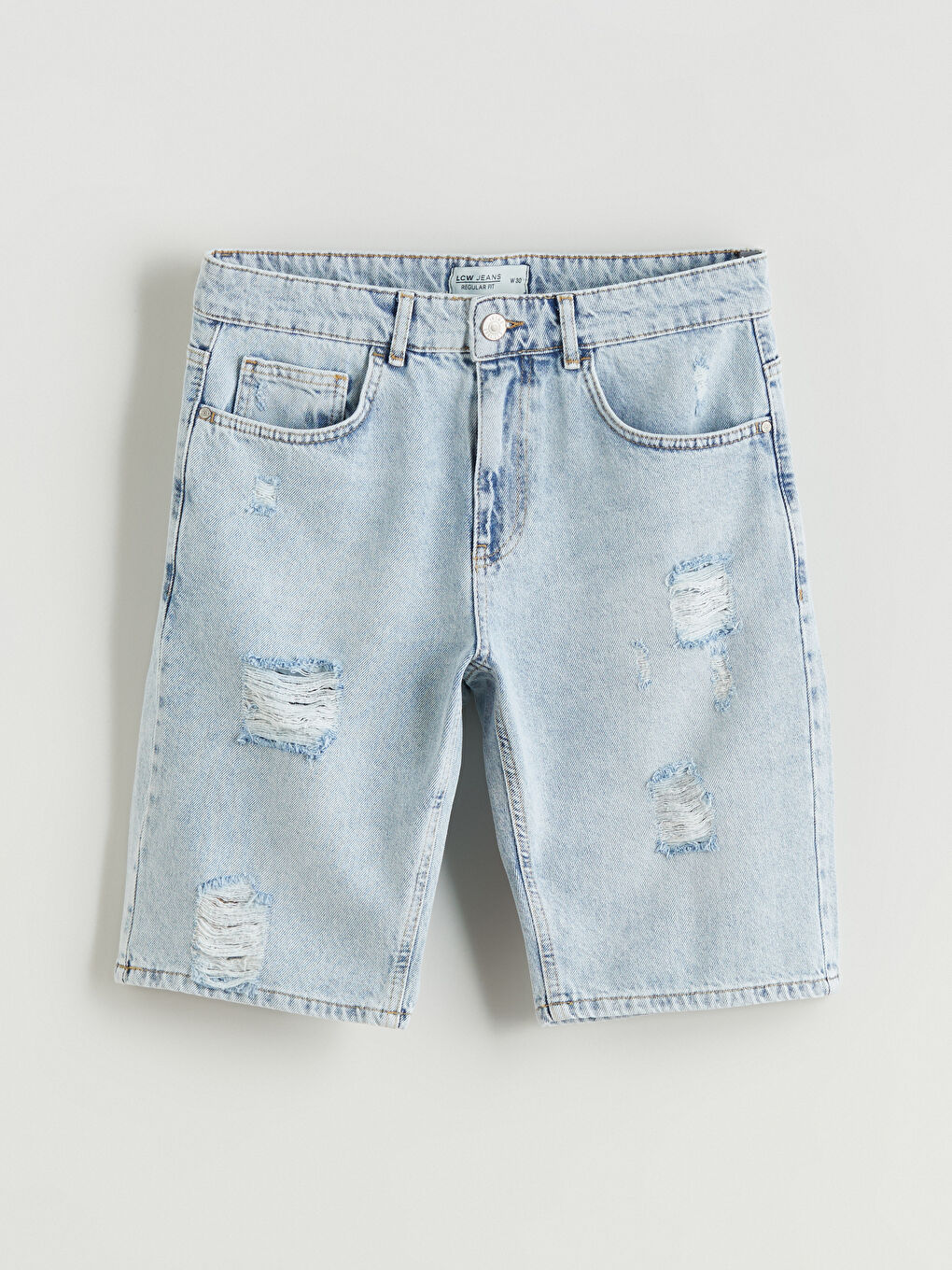 LCW Jeans Standard Fit Men's Denim Shorts -S5RI32Z8-311