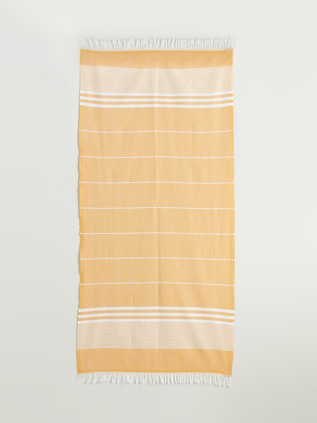 Sarı Çizgi Desenli Erkek Peştamal Havlu-2