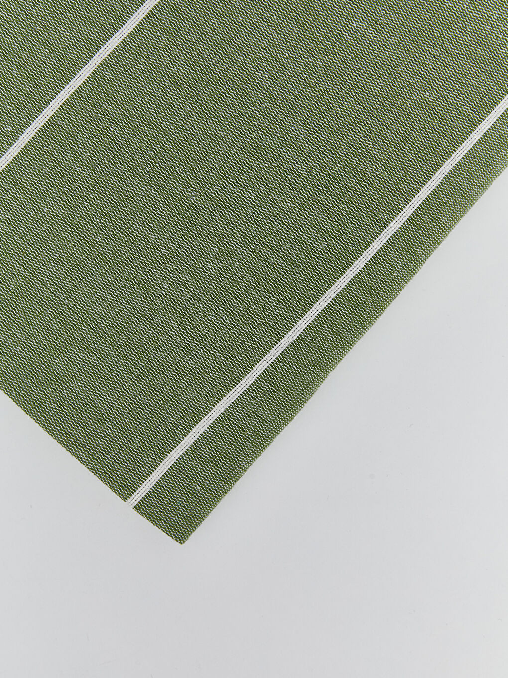 Yeşil Çizgi Desenli Erkek Peştamal Havlu-3