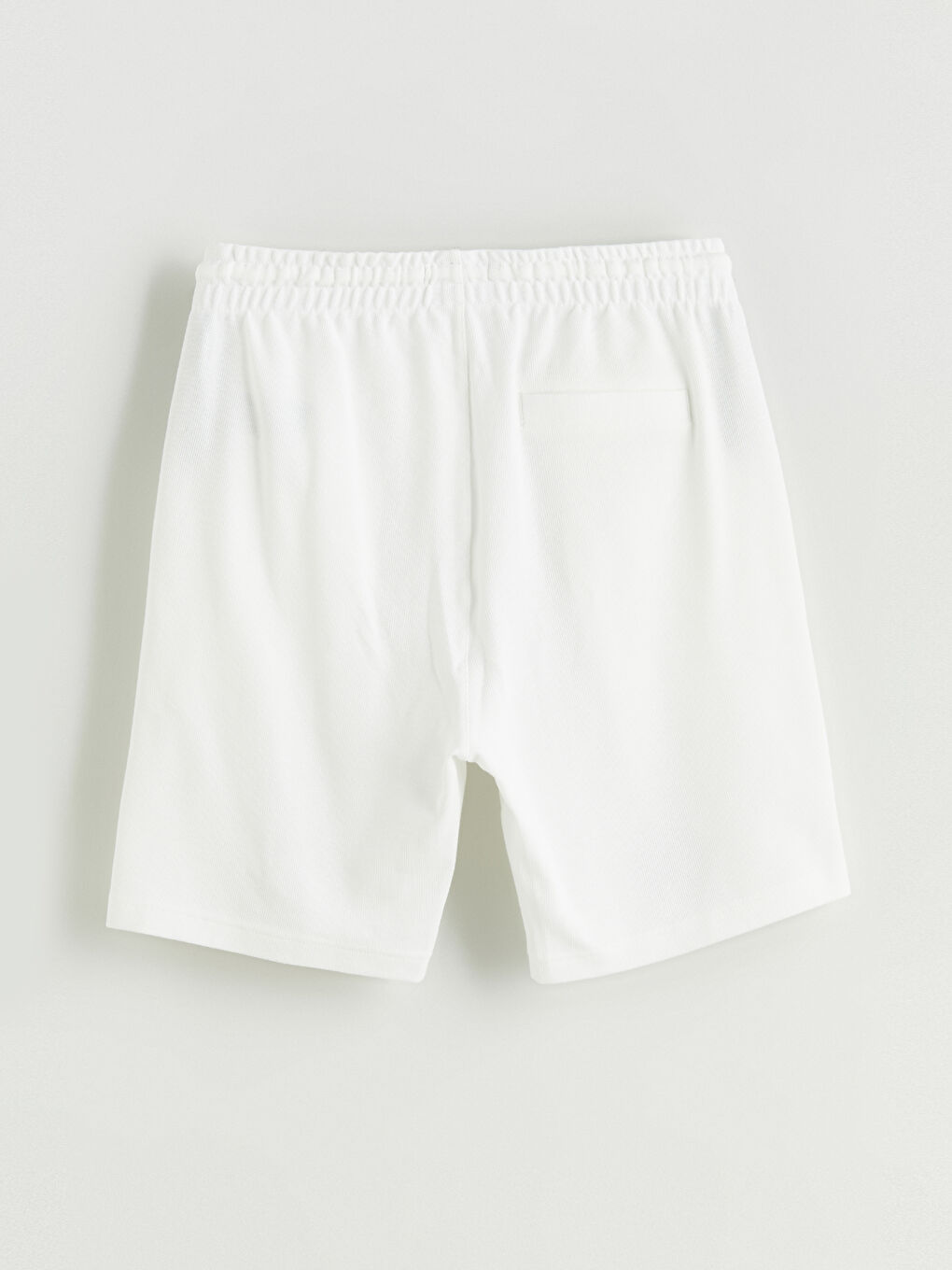 Ekru Standart Kalıp Erkek Şort-5