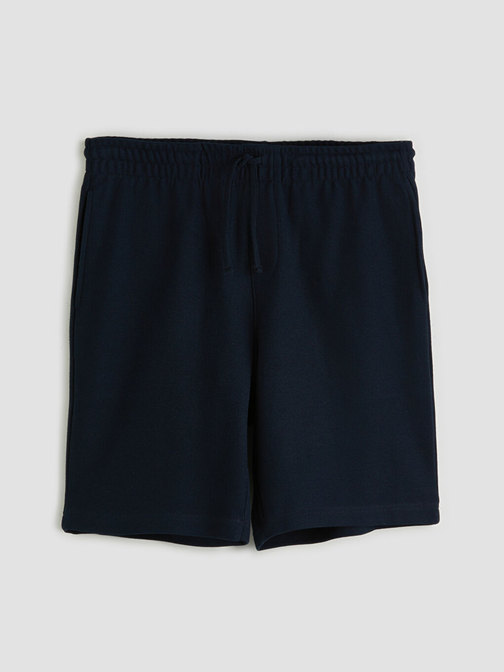 Lacivert Standart Kalıp Erkek Şort-4