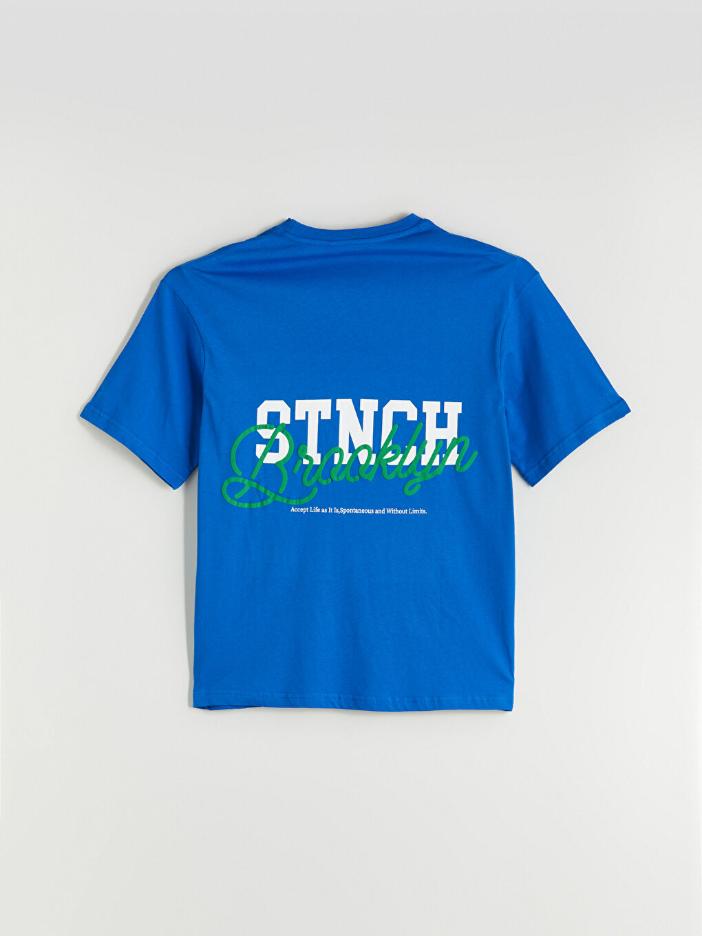 Crew Neck Printed Jersey Men's T-Shirt -S5RI46Z8-HMM