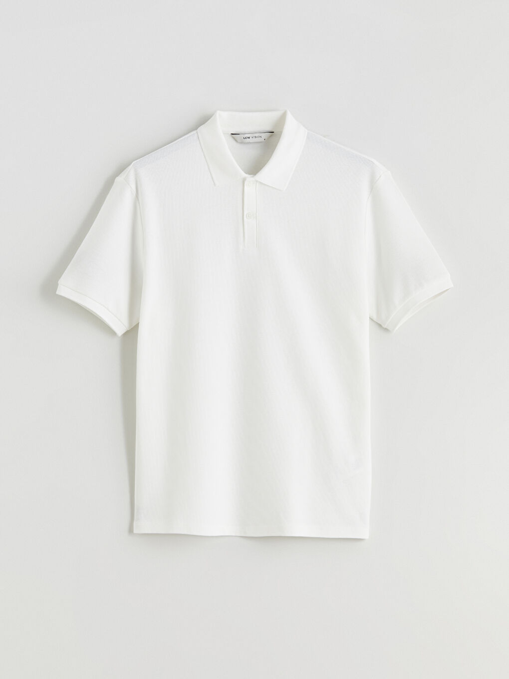 Ekru Polo Yaka Erkek Tişört-4