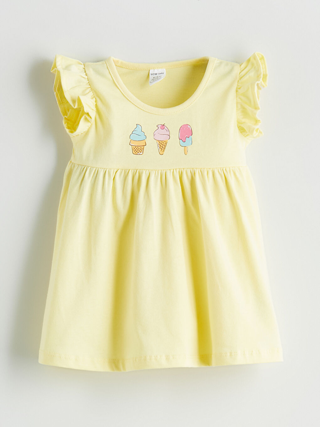 Crew Neck Baby Girls' Dress -S5RI61Z1-FEZ