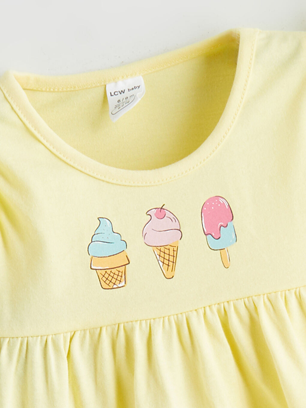 Crew Neck Baby Girls' Dress -S5RI61Z1-FEZ
