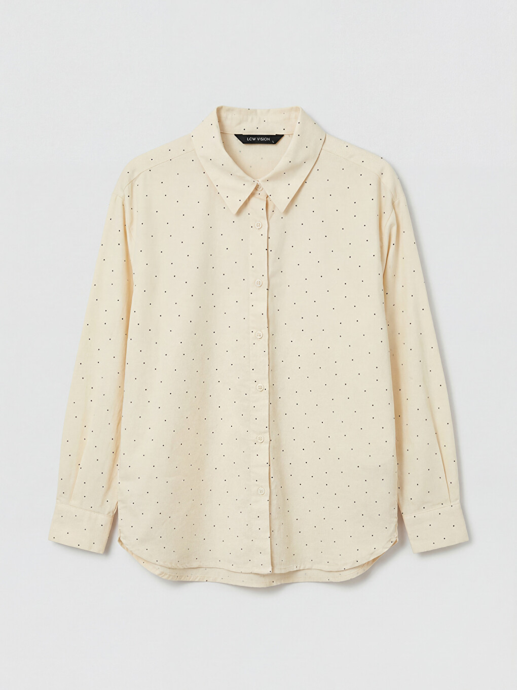 Polka Dot Oversize Women's Shirt