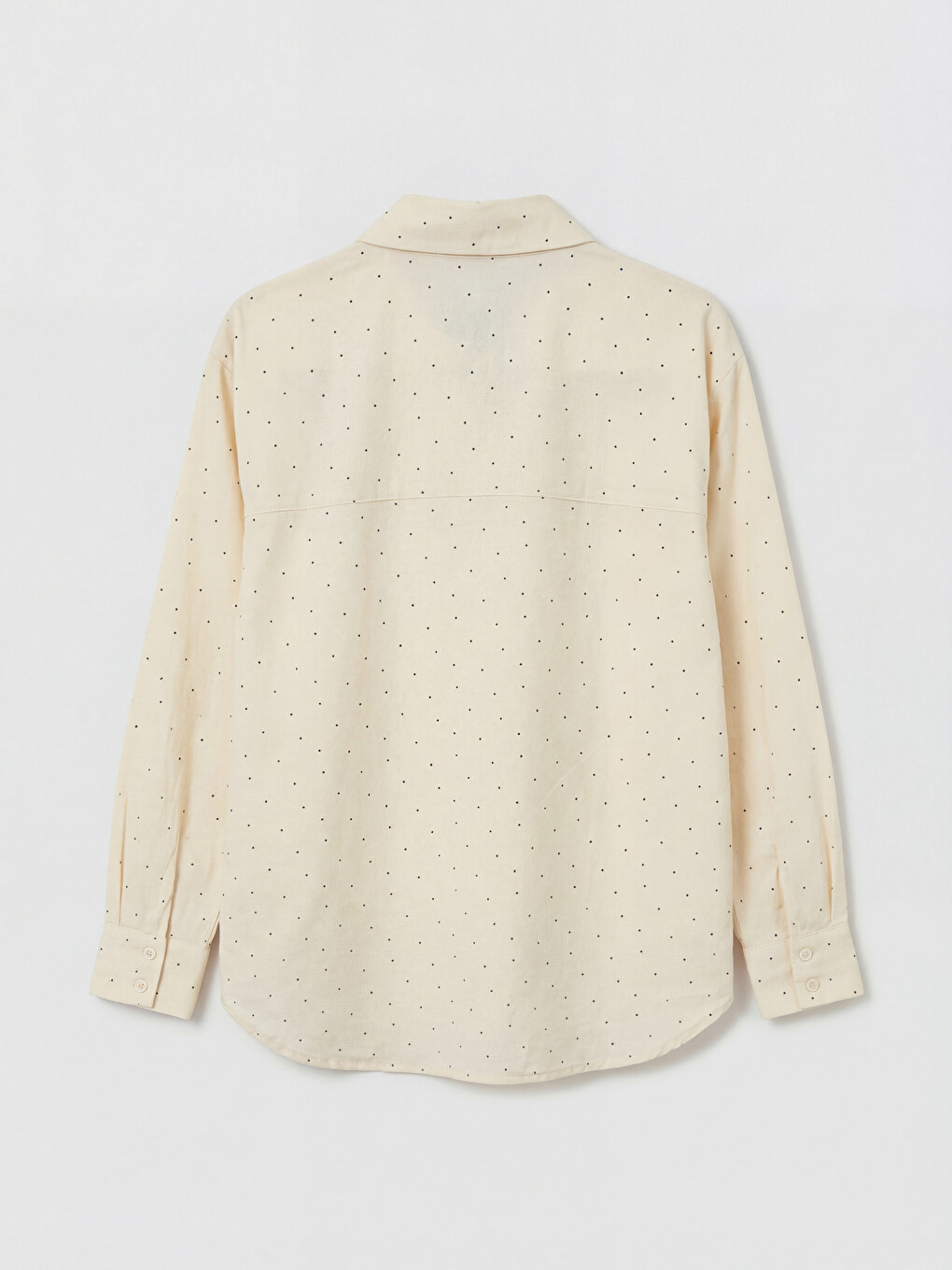 Polka Dot Oversize Women's Shirt-1