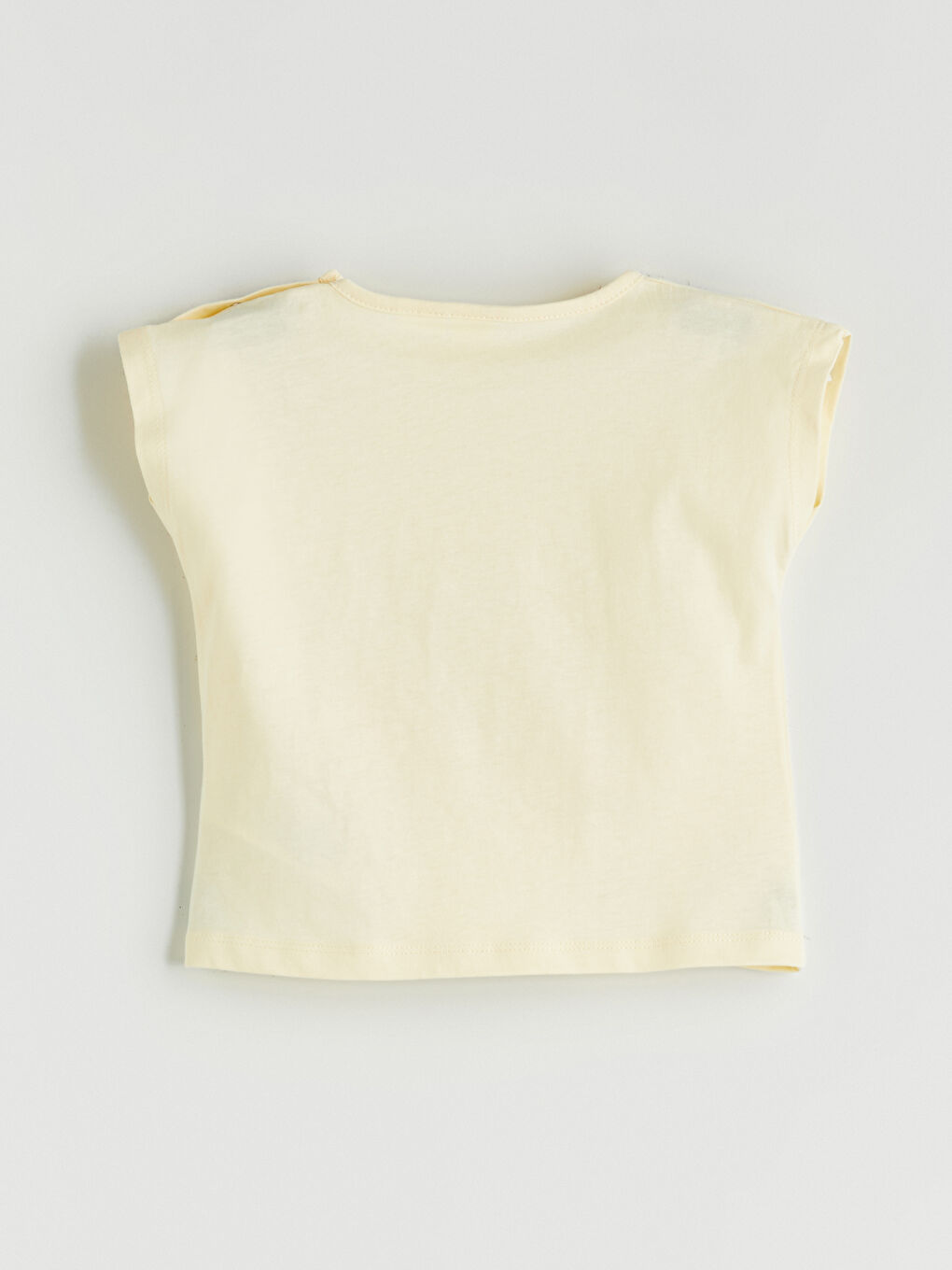 Sarı Tweety Baskılı Kız Bebek Penye Tişört-1