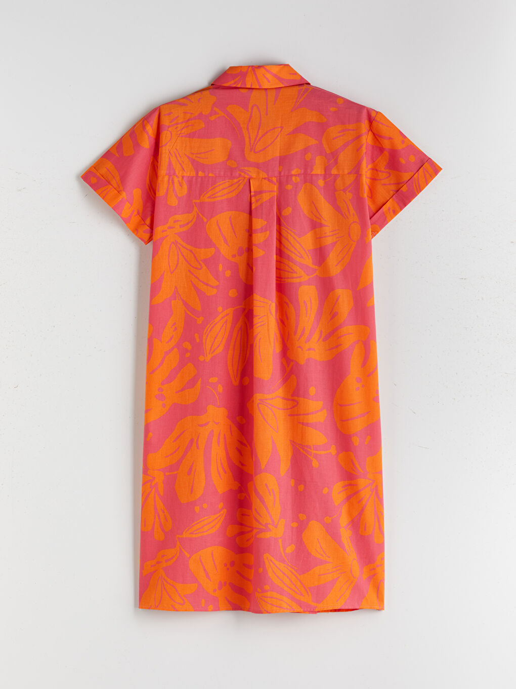 Patterned Shirt Dress -S5RJ20Z8-F9C