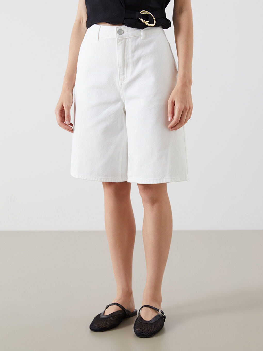 شورت جينز برمودا للسيدات-1