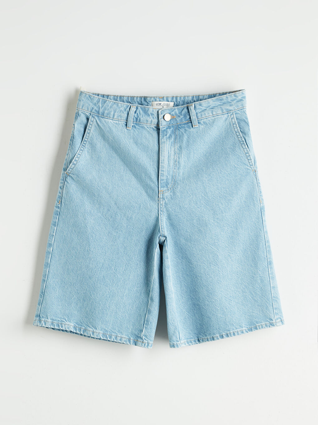 Bermuda Fit Women's Denim Shorts -S5RJ60Z8-311