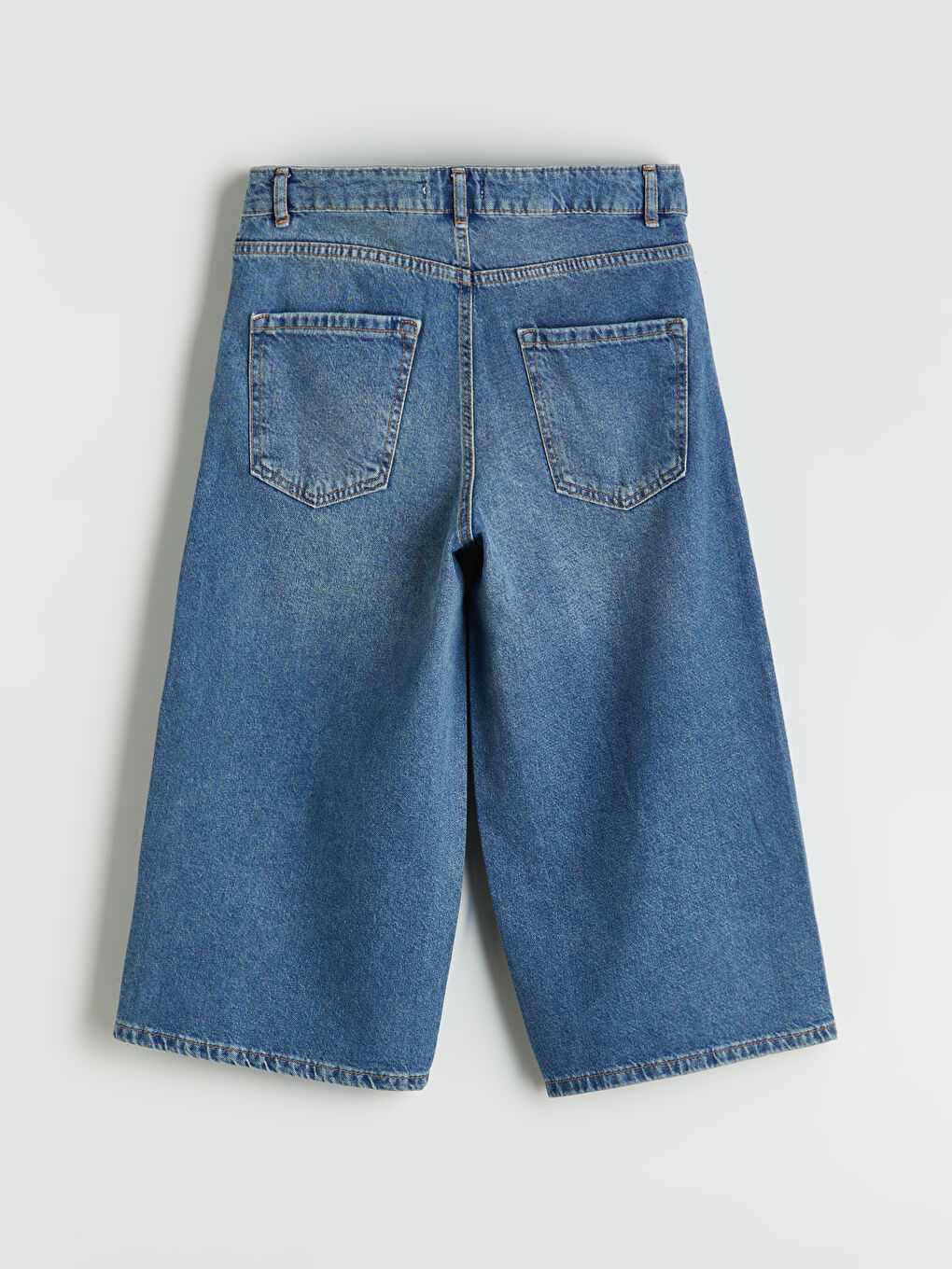 İndigo Standart Fit Kadın Jean Kapri-5