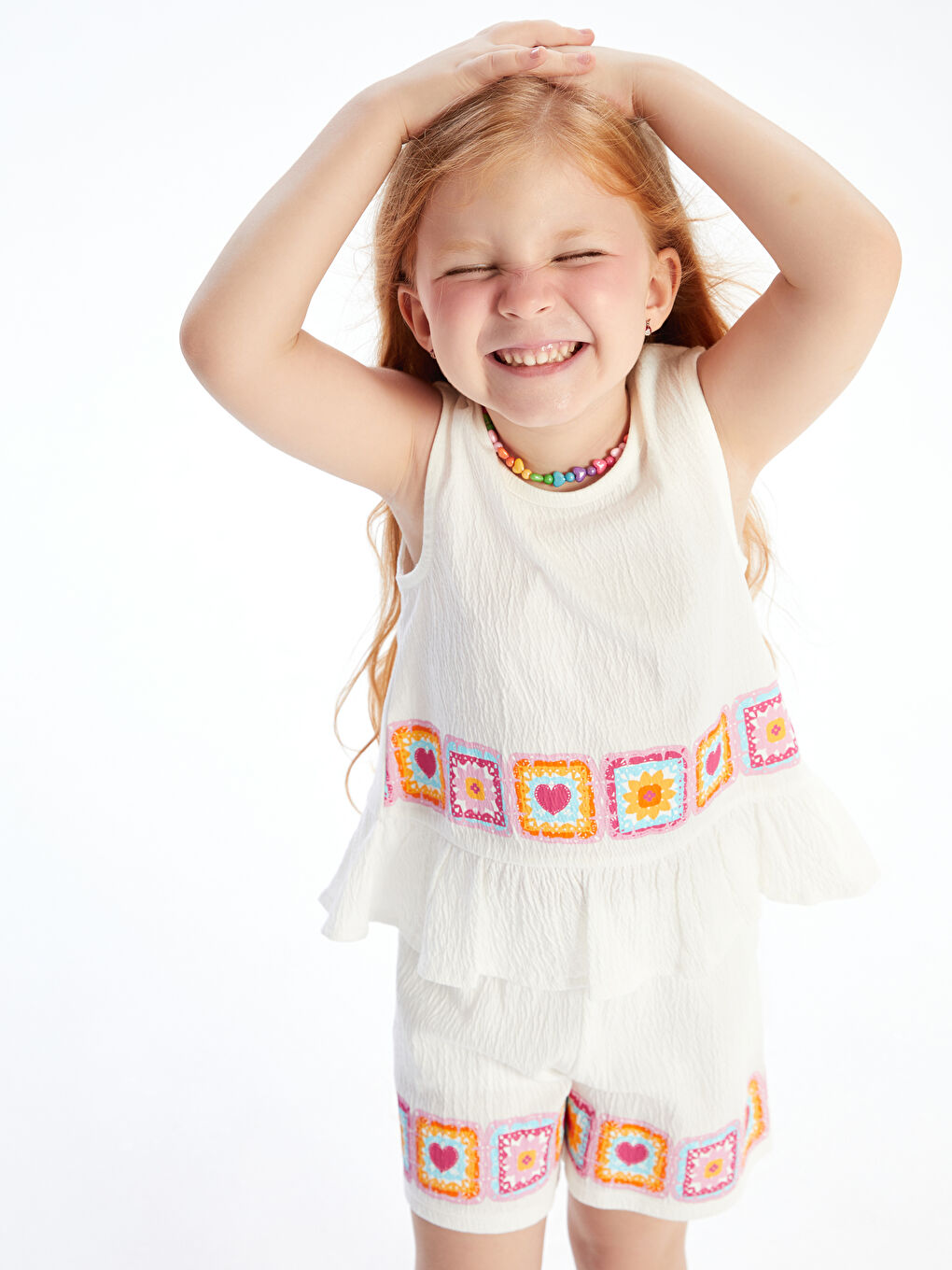 LCW Kids سێت سپی کچ -S5RJ72Z1-FFB