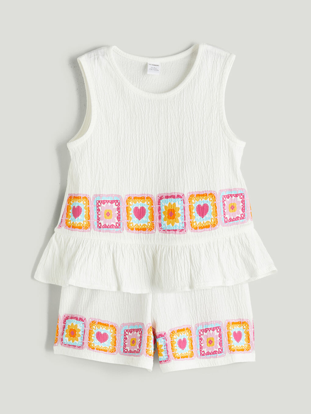 LCW Kids سێت سپی کچ -S5RJ72Z1-FFB