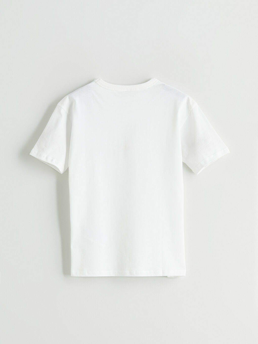 Ekru Bisiklet Yaka Erkek Çocuk Tişört-2