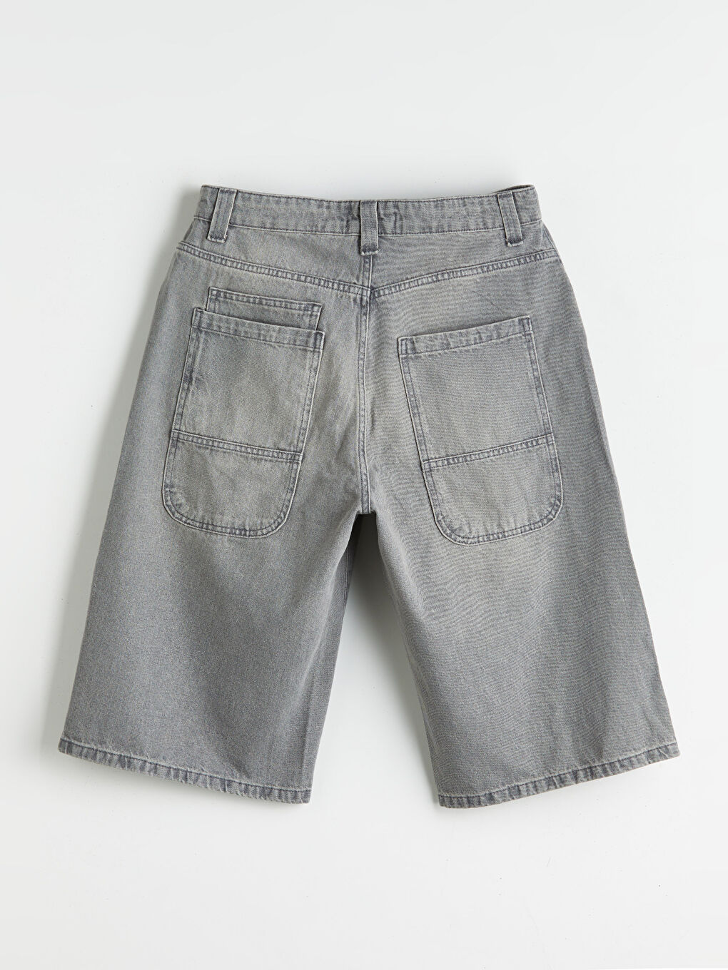 LCW Jeans Χαλαρή Εφαρμογή Ανδρικά Τζιν Σορτς -S5RK50Z8-GRD