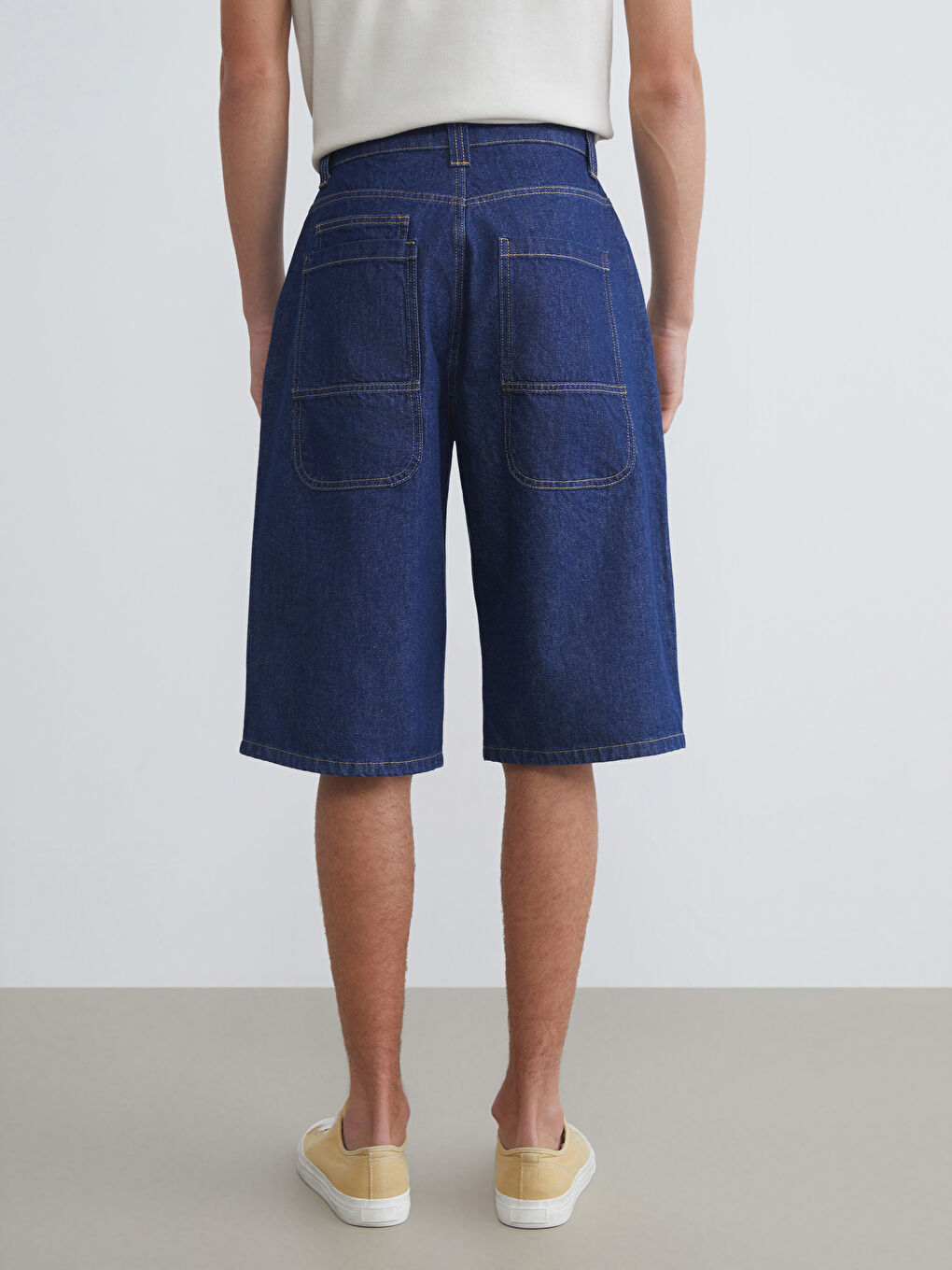 LCW Jeans Χαλαρή Εφαρμογή Ανδρικά Τζιν Σορτς -S5RK51Z8-309