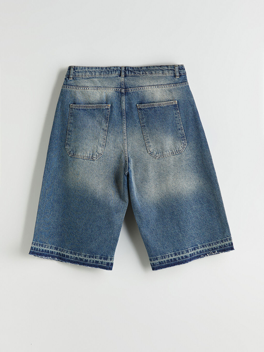 Relaxed Fit Men's Denim Shorts -S5RK52Z8-H45