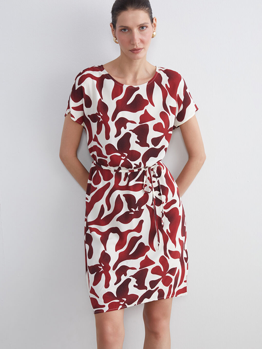 LCW Grace Woman BEIGE Dress -S5RK90Z8-LQB