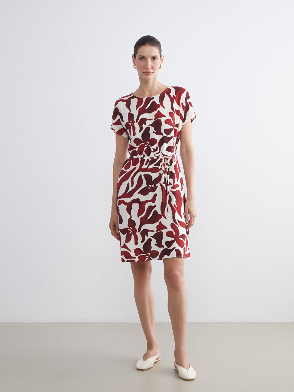 LCW Grace Woman BEIGE Dress -S5RK90Z8-LQB